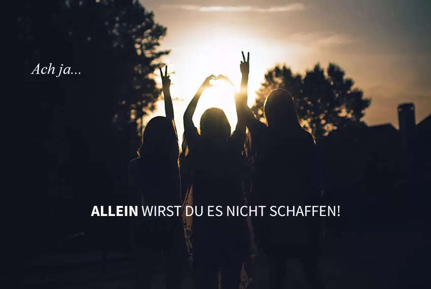 team freunde spass